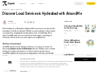 Discover Local Services in Hyderabad with AroundMe | Zupyak