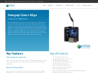 Orangepi Zero Edge   Aretas Sensor Networks