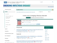 Emerging Infectious Diseases - CDC