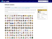 Default avatars - xat wiki