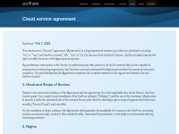Cloud service agreement | XenForo