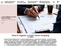 How to register a smart home company