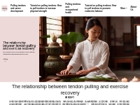 The relationship between tendon pulling and exercise recovery