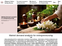 Market demand analysis for entrepreneurship