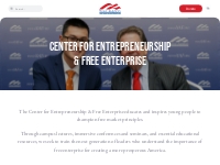 Center for Entrepreneurship   Free Enterprise - Young America s Founda