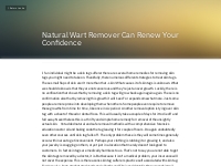 Natural Wart Remover Can Renew Your Confidence