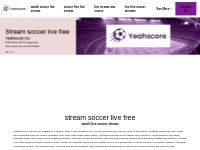 stream soccer live free