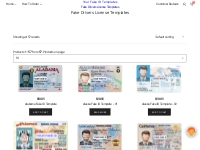 Fake Drivers License Templates   Your Fake ID Templates