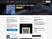 Listen to 1st Greek New Age Radio | Zeno.FM