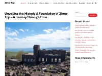 Unveiling the Historical Foundation of Zimer Top - A Journey Through T
