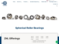 Spherical Roller Bearings - ZNL