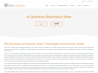 eCommerce electronice store | electronice script | electronice website