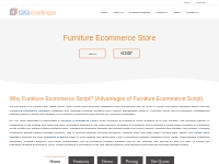 Furniture eCommerce Script | eCommerce Software | eCommerce Store