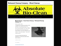   Blood Cleanup   Crime Scene Cleanup   Biohazard Cleanup Orlando, FL 