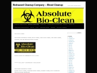   Blog | Biohazard Cleanup Company   Blood Cleanup |  When Cleaning Ab