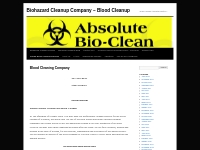   Blood Cleaning Company | Biohazard Cleanup Company   Blood Cleanup