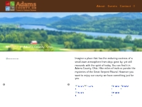   Adams County, Ohio Travel and Visitors Bureau. Adams County, Ohio - 