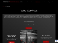 Web Services From AndrewNightingale.com Full Service Digital Marketing