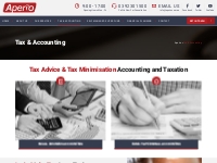 Tax Returns Agents & Accountants | Tax Minimalization  | Aperio
