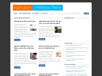 Application Windows Phone: les meilleures applications pour Windows Ph