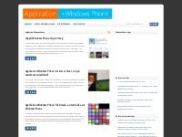 Application Windows Phone | Application Windows Phone