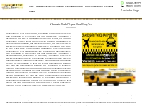 Kharar to Delhi Airport One Way Taxi| Taxi Service in Kharar-998893537