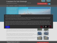 Shipping containers for sale in Edinburgh, UK