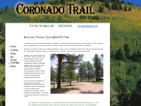Coronado Trail RV Park | Arizona's Cool Country Adult RV Park