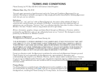 Terms And Conditions - Dave Nicholson