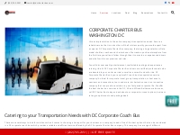 Corporate Charter Bus | Charter Bus Services in Washington DC