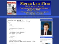 Moran Law Firm - Sitemap