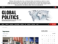 GLOBAL POLITICS  Electronic Magazine On Global Politics, International