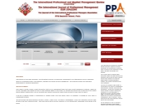IPMA Journal - The International Professional Managers Associaltion