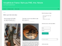 Administrateur, Auteur  Actualits en France: Start-ups, PME, Arts, H