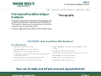 Moss Melt - Environmentally Safe Moss Killer and Removal