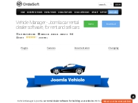 Vehicle Manager -  Joomla car rental dealer software for rent and sell
