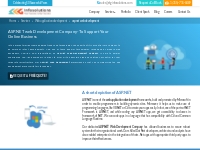 Asp.Net Web Development Company | Asp.Net Web Application Development 