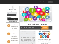 Social Traffic Hits Exchange Gain Twitter Followers Website Hits