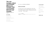 Black Lace Curtains   The Lace Curtains | Black Lace Curtains, White L