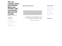 The Lace Curtains Store   The Lace Curtains | Black Lace Curtains, Whi