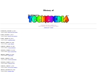 Don Markstein's Toonopedia: Site History