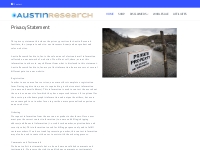 Privacy Statement - Austin Research Institute Inc