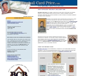 ~Baseball Card Prices~ Home Page