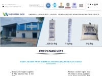           RAW CASHEW NUTS SHIPPING WITH CARGO DESICCANT BAGS