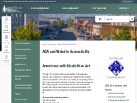 ADA and Website Accessibility | Enumclaw, WA - Official Website