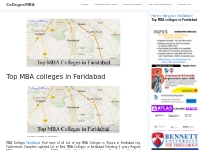 List of Top MBA colleges in Faridabad - CollegesMBA