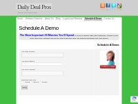Schedule A Demo | Daily Deal Pros