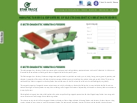 Manufacturers of Electromagnetic Vibrating Feeders For Sale India