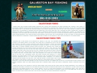 Galveston Bay Fishing, Galveston Bay Fishing Trips