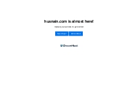 husnain.com is almost here!